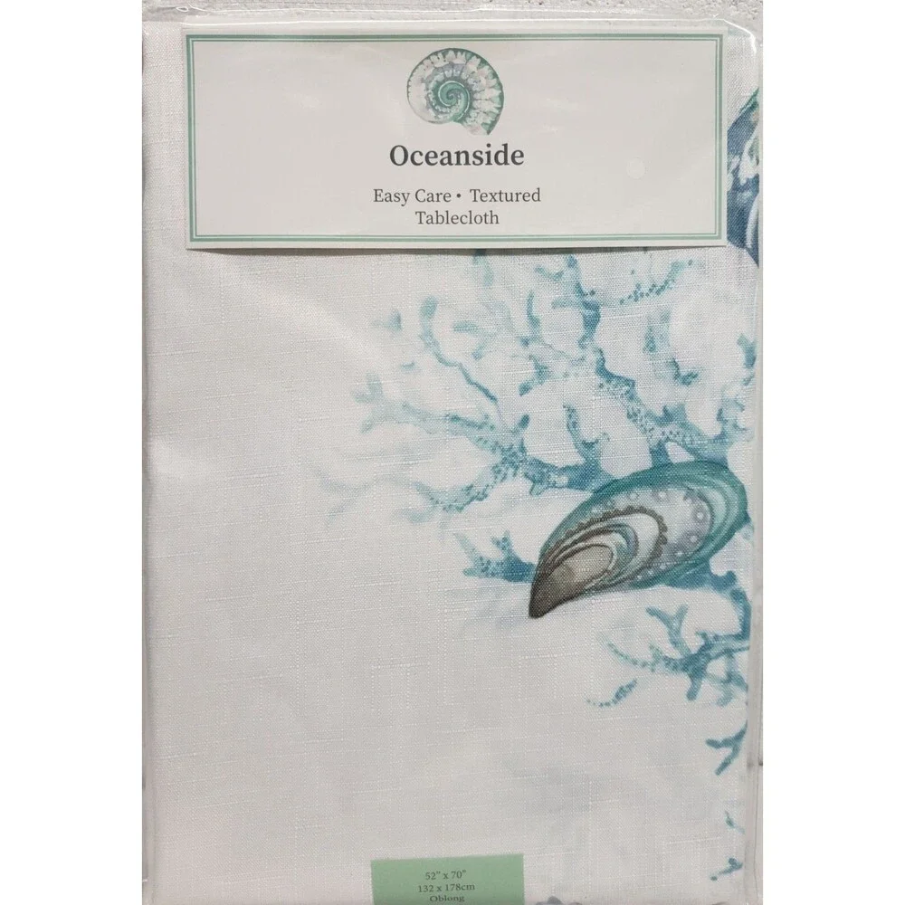 Printed Textured Fabric Tablecloth,52